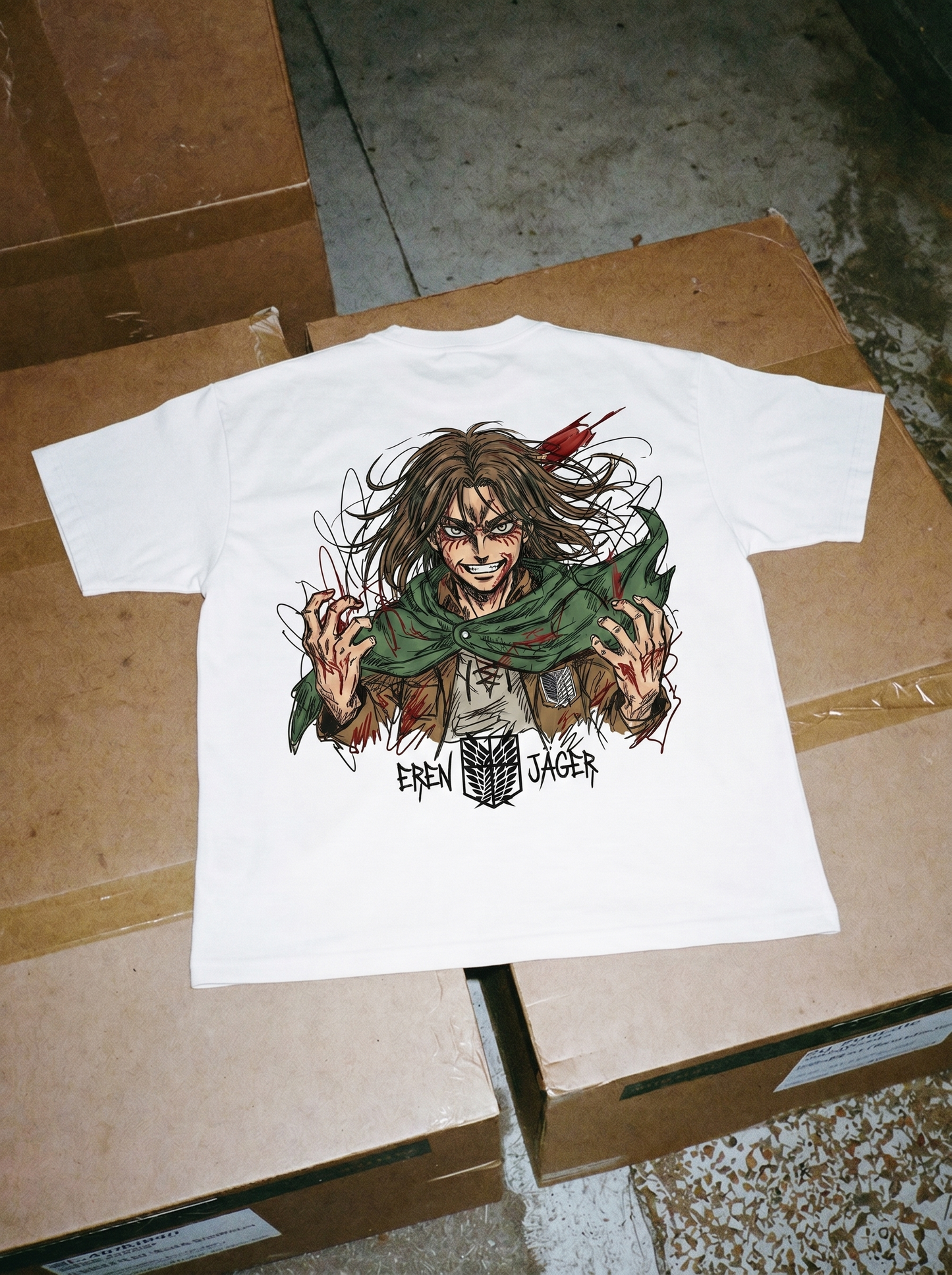 AMIYRO -  Oversized EREN JÄGER  T-Shirt