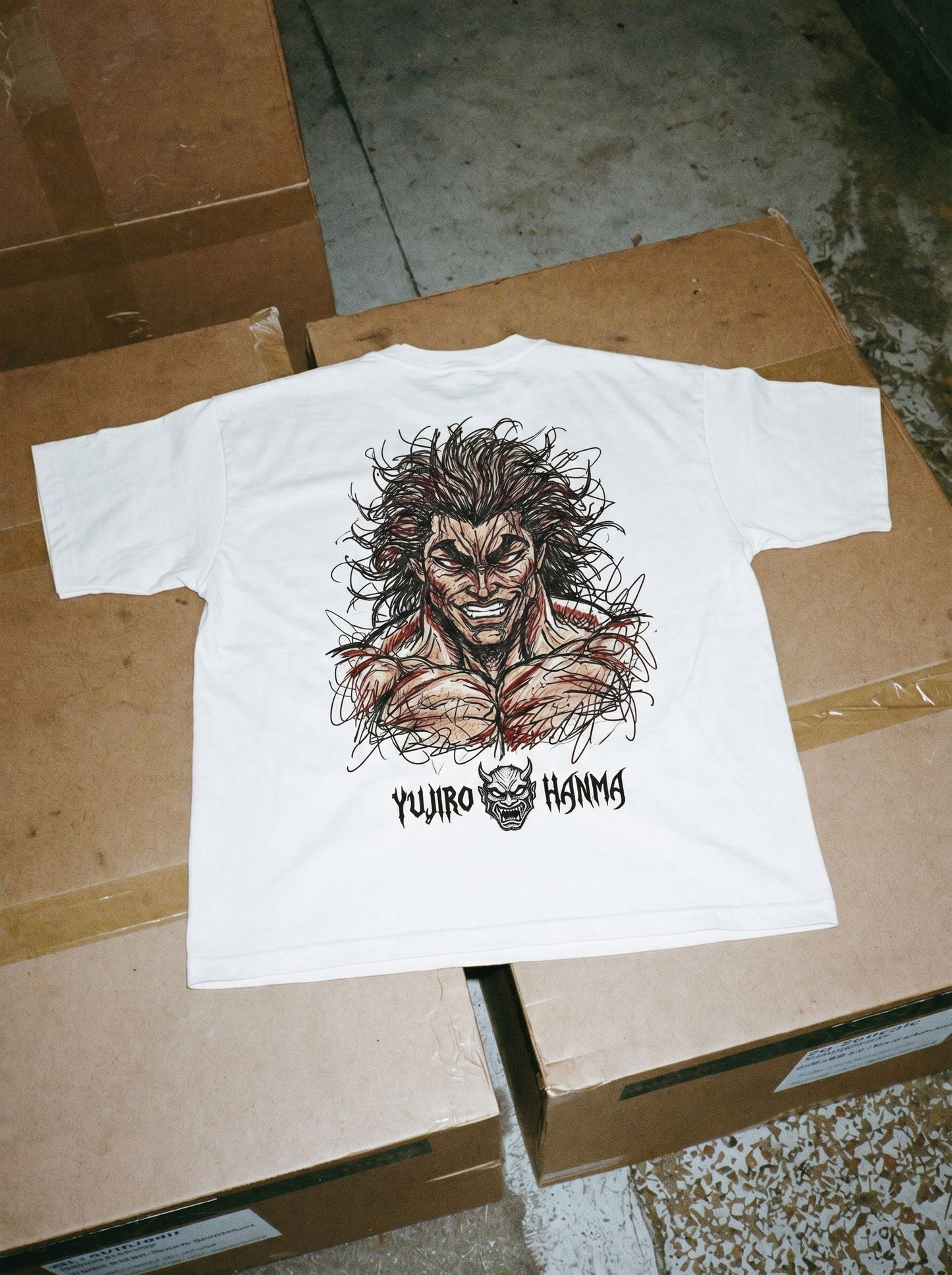AMIYRO -  Oversized YUJIRO HANMA  T-Shirt